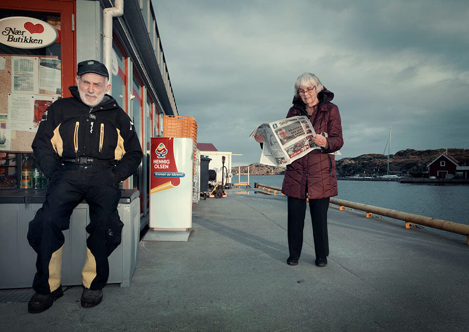 Røvær in the picture